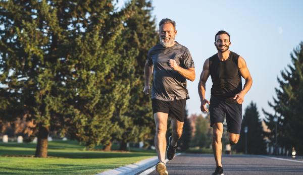 men running